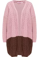 Swetry damskie - swirlie Kardigan damski 77134072, różowy, XS/S, Rosa, XS-S - miniaturka - grafika 1