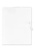 Teczki i skoroszyty - Teczka wiązana A4 biała (10szt) GRAND - miniaturka - grafika 1