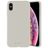 Etui i futerały do telefonów - Mercury Silicone Samsung S20+ G985 beżowy/stone - miniaturka - grafika 1