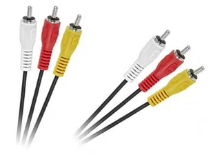 Cabletech Kabel 3xRCA 3xRCA 1,5m Cinch-Cinch KPO2664-1.5 KPO2664-1.5 - Kable komputerowe i do monitorów - miniaturka - grafika 1