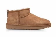 Botki damskie - Botki damskie Ugg Classic Ultra Mini 1116109-CHE 38 - miniaturka - grafika 1