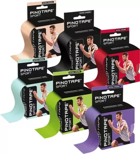 Kinesiology Tape o zwiększonej przyczepności - wodoodporna taśma do kinesiotapingu dla sportowców i osób aktywnych fizycznie (Pino Tape Sport) - Akcesoria medyczne - miniaturka - grafika 1
