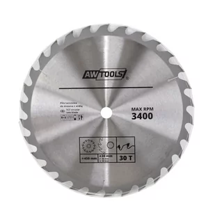 AWTools AW48497 piła tarczowa do cięcia drewna 600x30 mm 40 zębów - Tarcze do pił - miniaturka - grafika 1