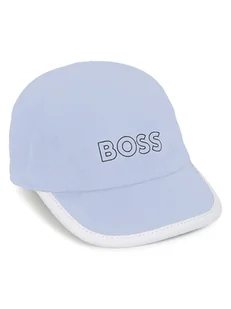 Hugo Boss Kids Czapka w kolorze błękitno-białym - Czapeczki dla niemowląt - miniaturka - grafika 1
