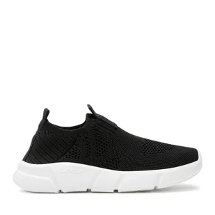 Sneakersy Geox J Aril B. A J02DMA 0006K C9999 Czarny - Buty dla dziewczynek - miniaturka - grafika 1