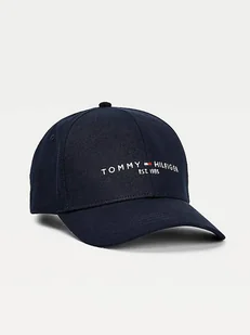 Czapka z daszkiem bejsbolowa Tommy Hilfiger Established Granatowa - Czapki i chusty sportowe męskie - miniaturka - grafika 1