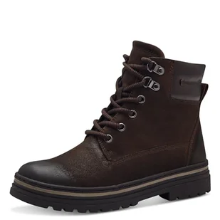 Marco Tozzi Damskie buty Bootie Laced 2-26260-43, modne kozaki, Cafe Comb, 36 EU, Cafe Comb, 36 EU - Kozaki damskie - miniaturka - grafika 1