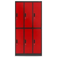 Szafy biurowe - JAN NOWAK model IGOR szafa socjalna BHP ubraniowa  6-drzwiowa - miniaturka - grafika 1