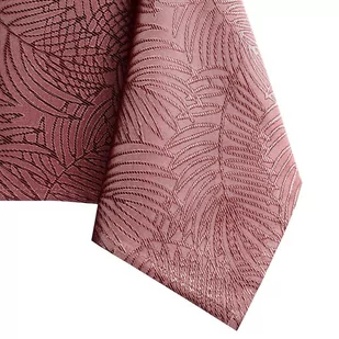 Obrus Gaia Różowy Tłoczony Roślinny 140x200 owal AmeliaHome - TCLOTH/AH/GAIA/HMD/OLDROSE/O140X200 - Obrusy i serwetki - miniaturka - grafika 1