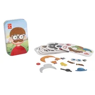 Układanki dla dzieci - Hape Układanka magnetyczna Minki - miniaturka - grafika 1