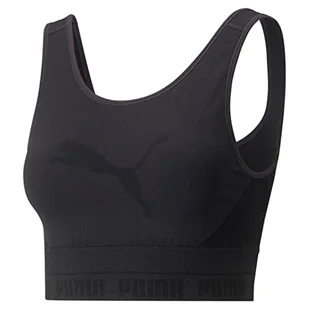 PUMA Damski krótki top Evoknit Crop Top - Koszulki i topy damskie - miniaturka - grafika 1