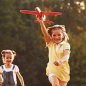 Samoloty i helikoptery - Samolot Styropianowy Piankowy Szybowiec Czerwony - miniaturka - grafika 1