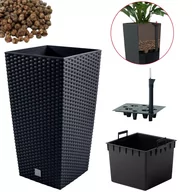 Donice - Doniczka DRTS225 + wkład, nawadniacz, keramzyt 1l Zestaw - miniaturka - grafika 1