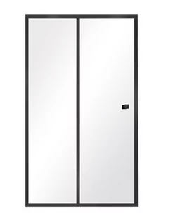 Besco DUO SLIDE BLACK drzwi prysznicowe przejrzyste szkło w sprzedaży od czerwca 2022 DDSB-140 DDSB-140 - Inne - miniaturka - grafika 1