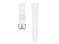 Akcesoria do zegarków - SAMSUNG Pasek Hybrid Leather Band (20mm, M/L) Galaxy Watch4 White - miniaturka - grafika 1