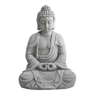 Figurki dekoracyjne - Figurka Budda, rzeźba do ogrodu 51 cm z gliny kaolinowej - miniaturka - grafika 1