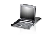 Adaptery i przejściówki - Aten Konsola KVM CL5708N-ATA-AG 8-portowa PS/2-USB VGA 19" LCD z portem Daisy-Chain CL5708N-ATA-AG - miniaturka - grafika 1