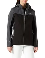 Kurtki damskie - Regatta Damska kurtka DeSoto VII, Czarny/szary uszczelniający, 38 PL 5059404276233 - miniaturka - grafika 1