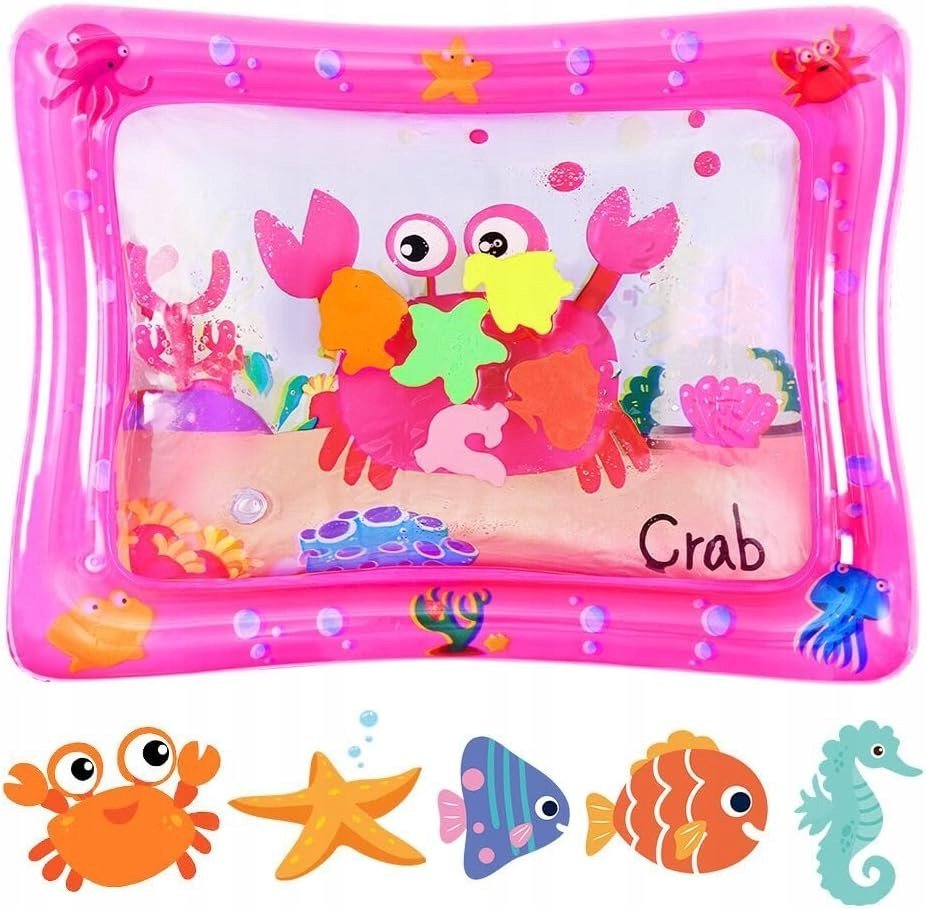 DMUCHANA MATA WODNA SENSORYCZNA DLA NIEMOWLĄT SKŁADANA NA LATO PLAŻE LEKKA