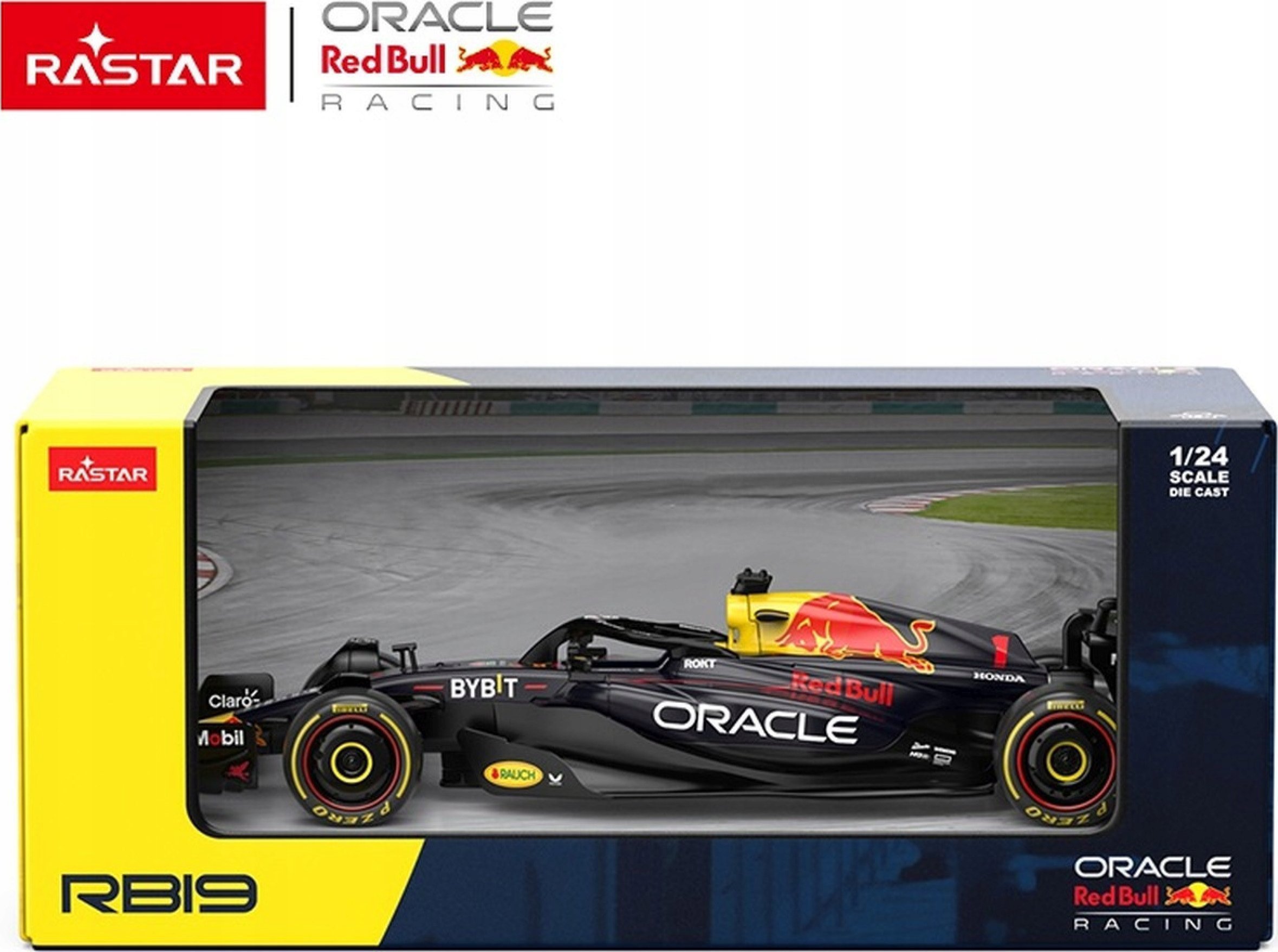 Bburago Autko Metalowe 1:24 Red Bull F1 RB19 RASTAR