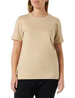 Koszulki i topy damskie - Champion Damska koszulka z logo Legacy American Classics Regular S/S, Taupe Brown, XS - miniaturka - grafika 1