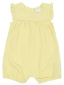 Pajacyki dla niemowląt - Żółty kombinezon w kwiatki 0-3 m 62 cm - miniaturka - grafika 1