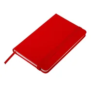 Notesy i bloczki - Notatnik 90x140/80k kratka Zamora, czerwony - miniaturka - grafika 1
