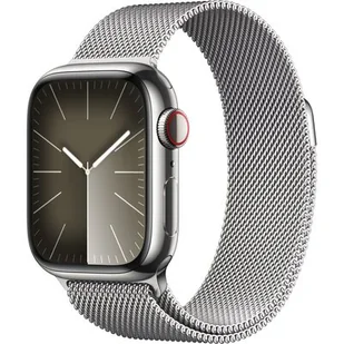 Apple Watch 9 GPS + Cellular 41mm Stal Srebrny - Smartwatch - miniaturka - grafika 1