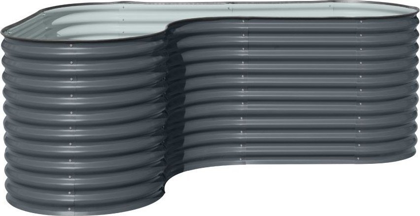 Westmann Metalowa grządka Antracyt 240x160x82cm