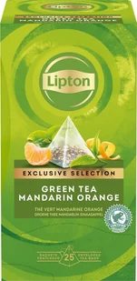 Herbata LIPTON Exclusive Selection, piramidki, mandarynka i pomarańcza, 25 kopert - Herbata - miniaturka - grafika 1