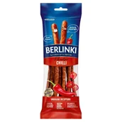 Kiełbasa i wędliny - Berlinki Kabanosy pikantne chilli 85 g - miniaturka - grafika 1