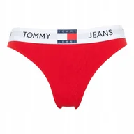 Majtki damskie - TOMMY HILFIGER BIKINI DAMSKIE MAJTKI 1P CZERWONE r.XS - miniaturka - grafika 1