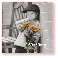 Ramki na zdjęcia - Rama aluminiowa do plakatu 50x50cm, czerwona / ARTVIC - miniaturka - grafika 1