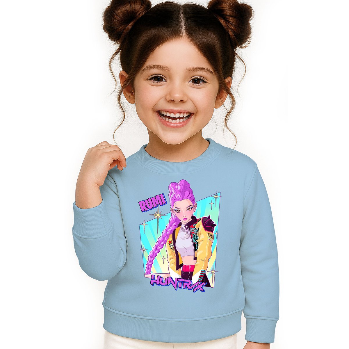 BLUZA DZIECIĘCA HUNTRIX RUMI KPOP 110-116 BAWEŁNIANA JAKOŚĆ