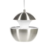 Lampy sufitowe - Beliani Lampa wisząca Lampa wisząca metalowa srebrna BOJANA - miniaturka - grafika 1