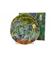 Talerze - TALERZE DESEROWE DUO VAN GOGH IRISES IRYSY X 2 SZT NA PREZENT - miniaturka - grafika 1