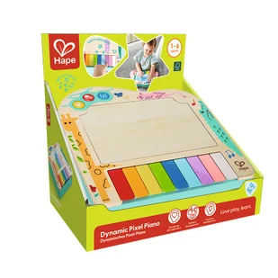 HAPE Pikselowe Pianinko, E0635K - Instrumenty muzyczne dla dzieci - miniaturka - grafika 1