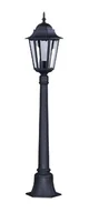 Lampy ogrodowe - Kaja Stojąca LAMPA zewnętrzna LOZANA K-6006A metalowa OPRAWA ogrodowa IP44 outdoor czarny K-6006A czarny - miniaturka - grafika 1
