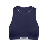 Stroje kąpielowe - Góra od bikini Puma, racerback, granatowa - miniaturka - grafika 1