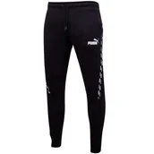 Spodenki męskie - Puma Męskie Spodnie Dresowe Ess+ Tape Sweatpants Czarne 849042 01 S - miniaturka - grafika 1