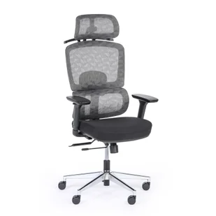 Fotel biurowy, krzesło biurowe Krzesło biurowe JERRY, szary - Fotele i krzesła biurowe - miniaturka - grafika 2