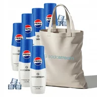Syropy i koncentraty owocowe - Zestaw Syrop koncentrat do wody SodaStream Pepsi 6x440 ml + Torba - miniaturka - grafika 1
