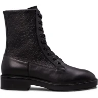 Botki damskie - Calvin Klein Skórzane botki - miniaturka - grafika 1