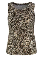 Koszulki i topy damskie - Fresh Made Top w kolorze beżowo-czarnym - miniaturka - grafika 1