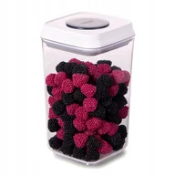 Pojemniki kuchenne - CRALEX NESTA POJEMNIK HERMETYCZNY NA ŻYWNOŚĆ KWADRATOWY PRZEŹROCZYSTY 1,2L - miniaturka - grafika 1