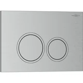 Przyciski spłukujące - Mexen Tex 01 przycisk spłukujący, nikiel szczotkowany - 6101-10 - miniaturka - grafika 1