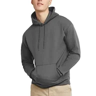 Bluzy męskie - Hanes EcoSmart męska bluza z kapturem, Dymny szary, 3XL - miniaturka - grafika 1