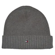 Czapki męskie - Czapka zimowa Tommy Hilfiger Essential Flag Beanie - AM0AM10337-P03 - miniaturka - grafika 1