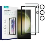 Szkła hartowane na telefon - ESR Szkło hartowane Protector Set 2-Pack do Samsung Galaxy S23 Ultra Przezroczysty - miniaturka - grafika 1