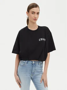 PINKO T-Shirt Torrone 104257 Czarny Regular Fit - Koszulki i topy damskie - miniaturka - grafika 1